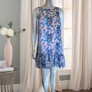 Lucca Couture Urban Outfitters | Boat Neck Short Sleeve Drop Waist Short Dress